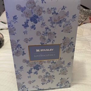 LoveShackFancy x Stanley Box, Bow & Cup Bag in Blue Colorway *No Cup*